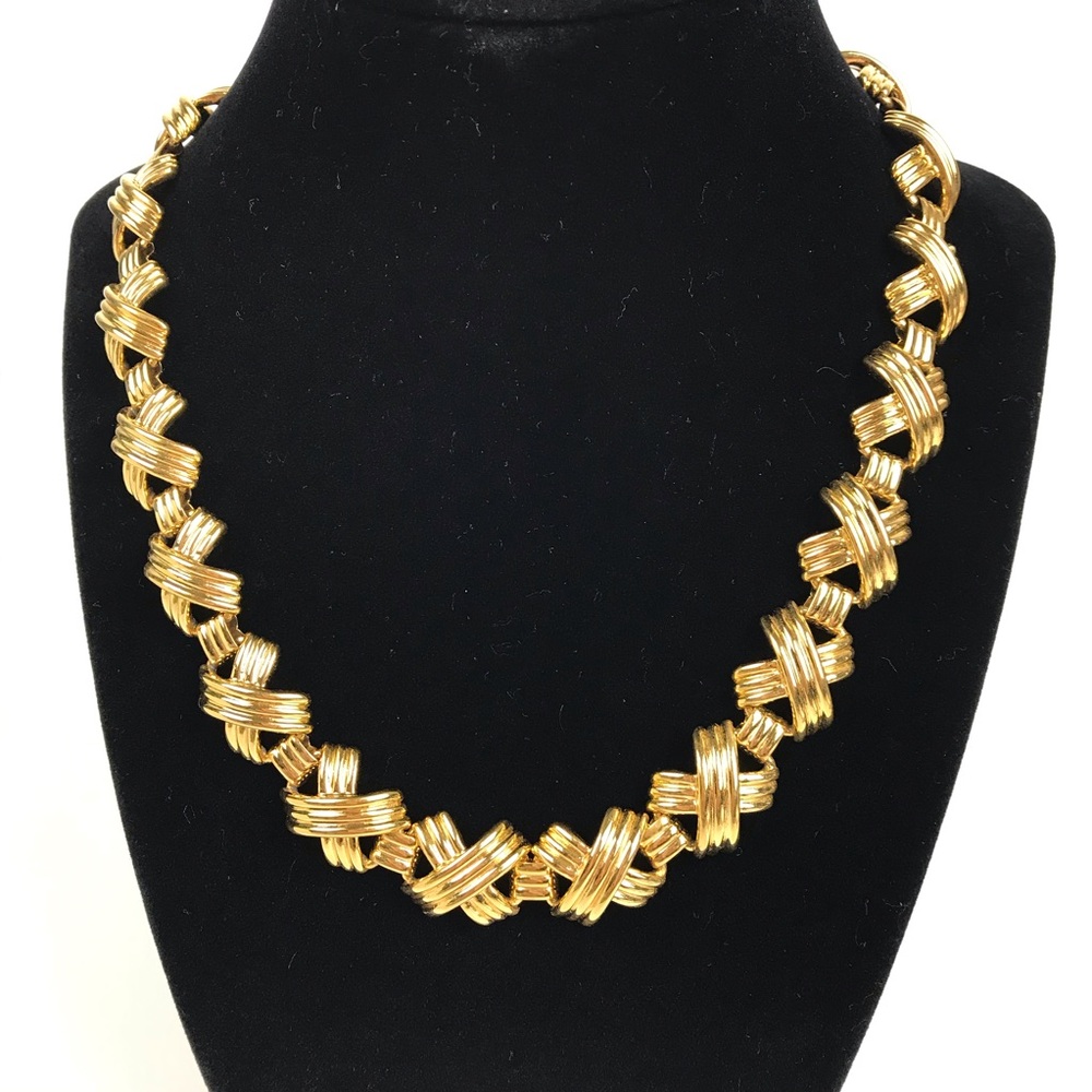 Vintage | Chunky Gold Tone Chain Necklace